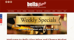 Desktop Screenshot of bellavinowinemarket.com